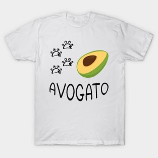 funny meow avogato cat T-Shirt